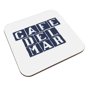 Café del Mar Blue Tile Logo Coaster