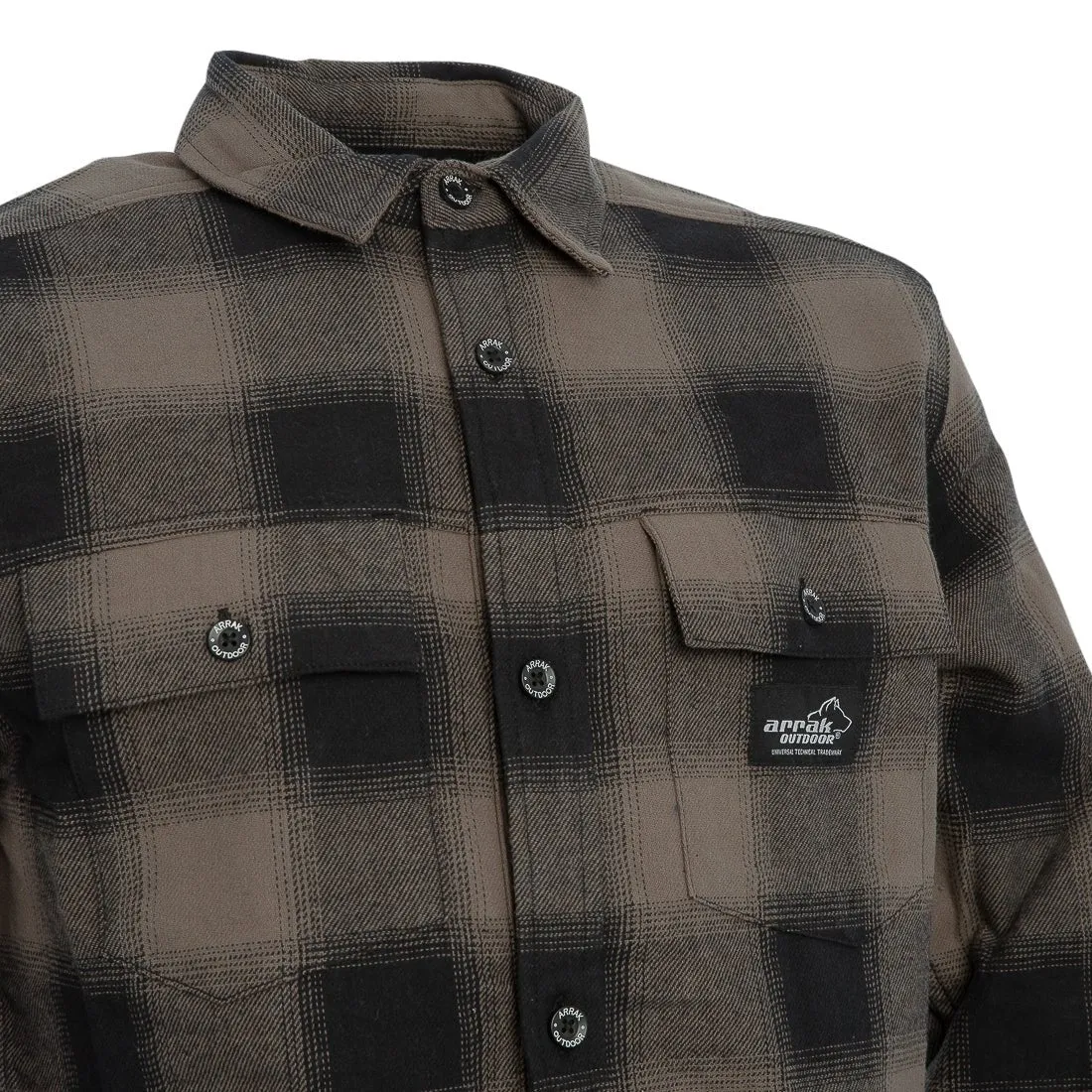 Canada Flannel Long-Sleeve Men's (Brown)