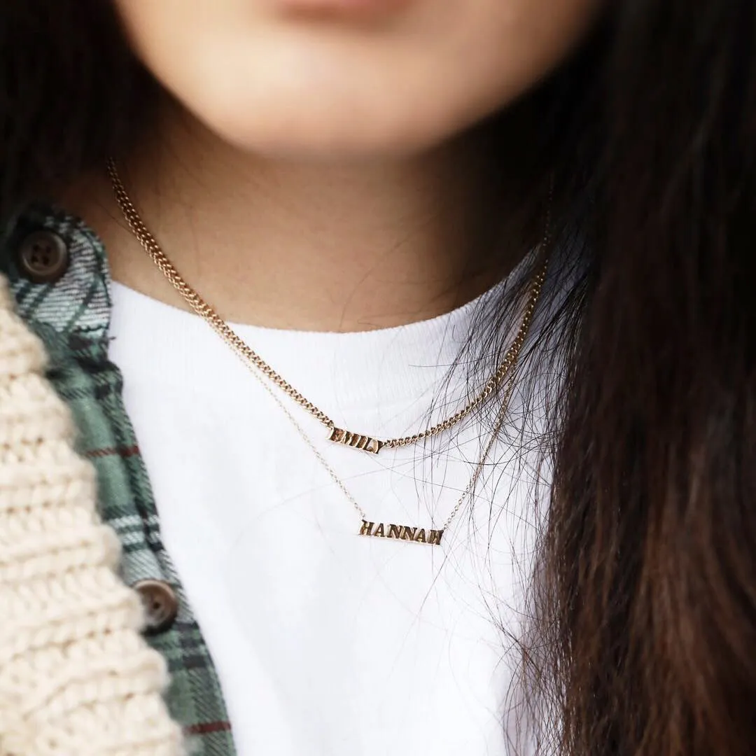 Carmella Name It Necklace