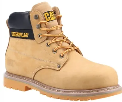 Cat Powerplant S3 Goodyear Welted Safety Boot Steel Toe and Midsole