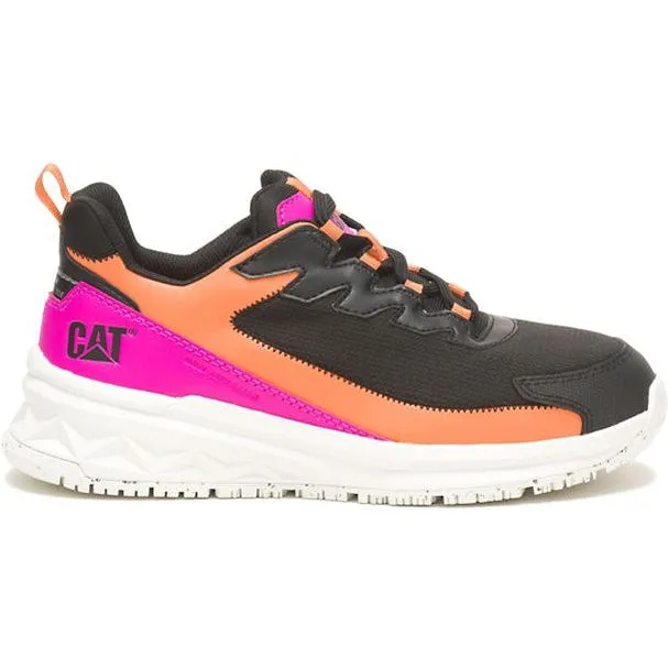 CAT Women's Streamline Runner CCT Original Work Shoe - Black/Pink - P91495