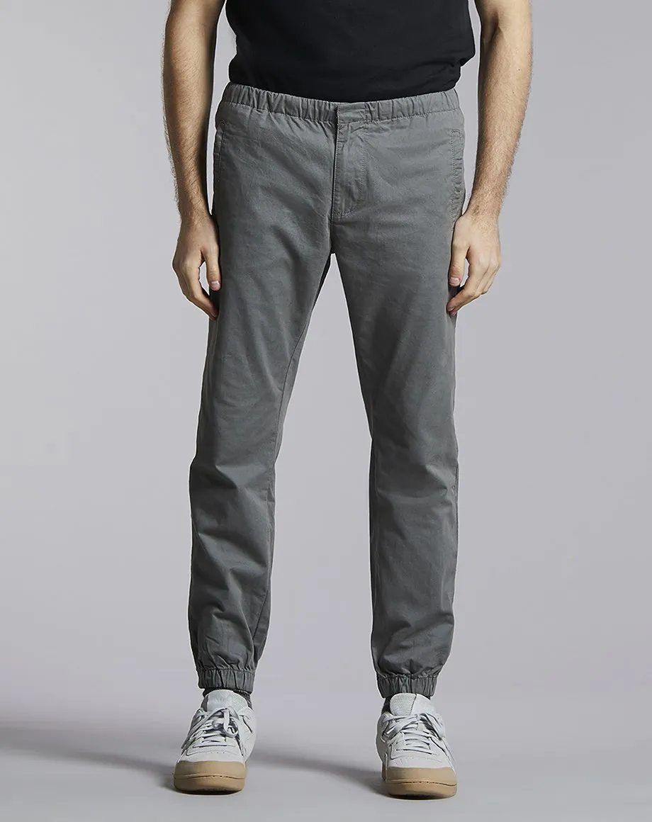 CAVEN CUFFED MENS TROUSERS | GREY