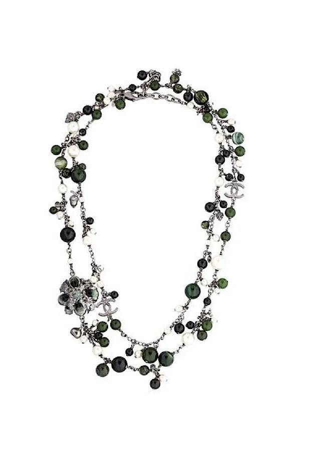 Chanel 11A 2011 Pre-Fall Paris-Byzance Nature Theme Necklace/Belt