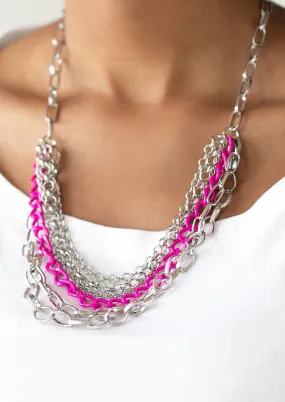  Color Bomb Pink Necklace Set