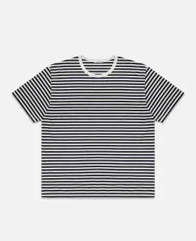 COOLMAX Stripe Jersey T-Shirt (Navy)