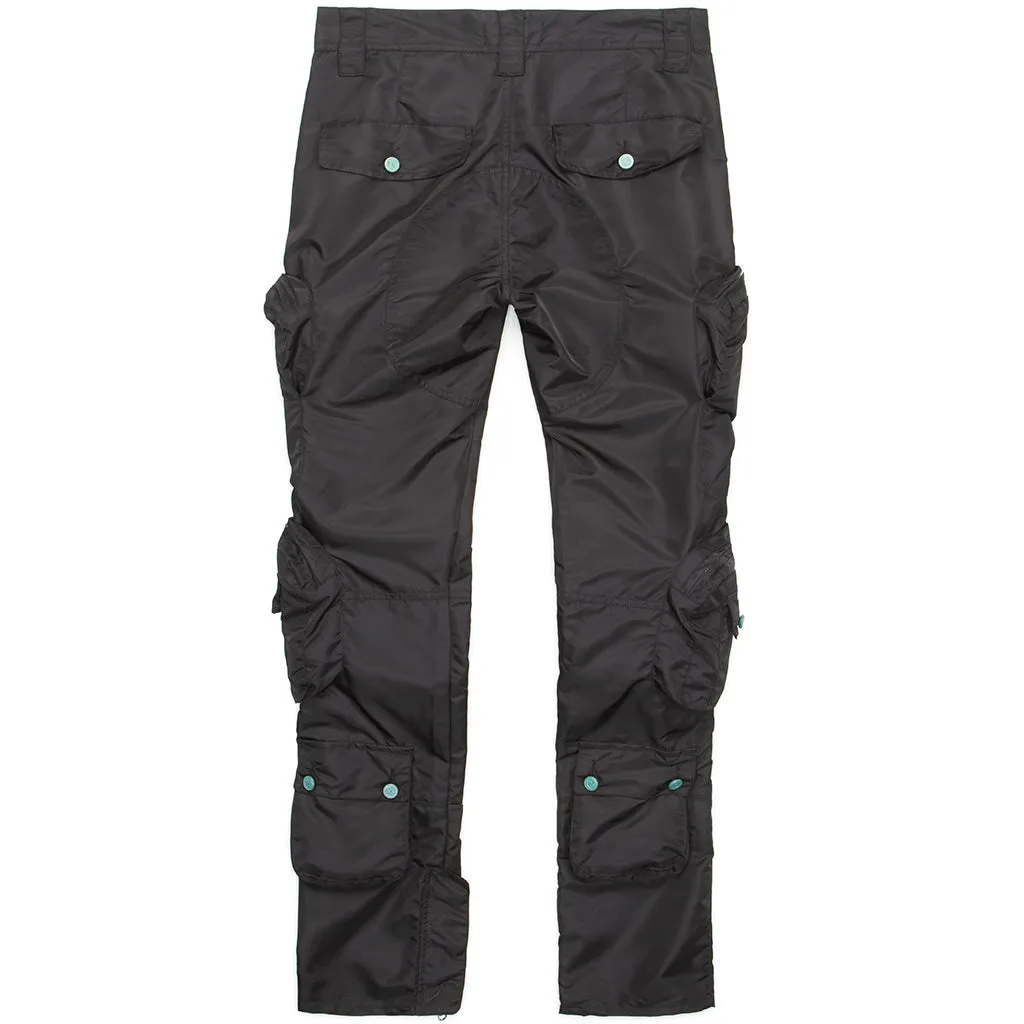 Core Modern Straight Black Cargo Pants