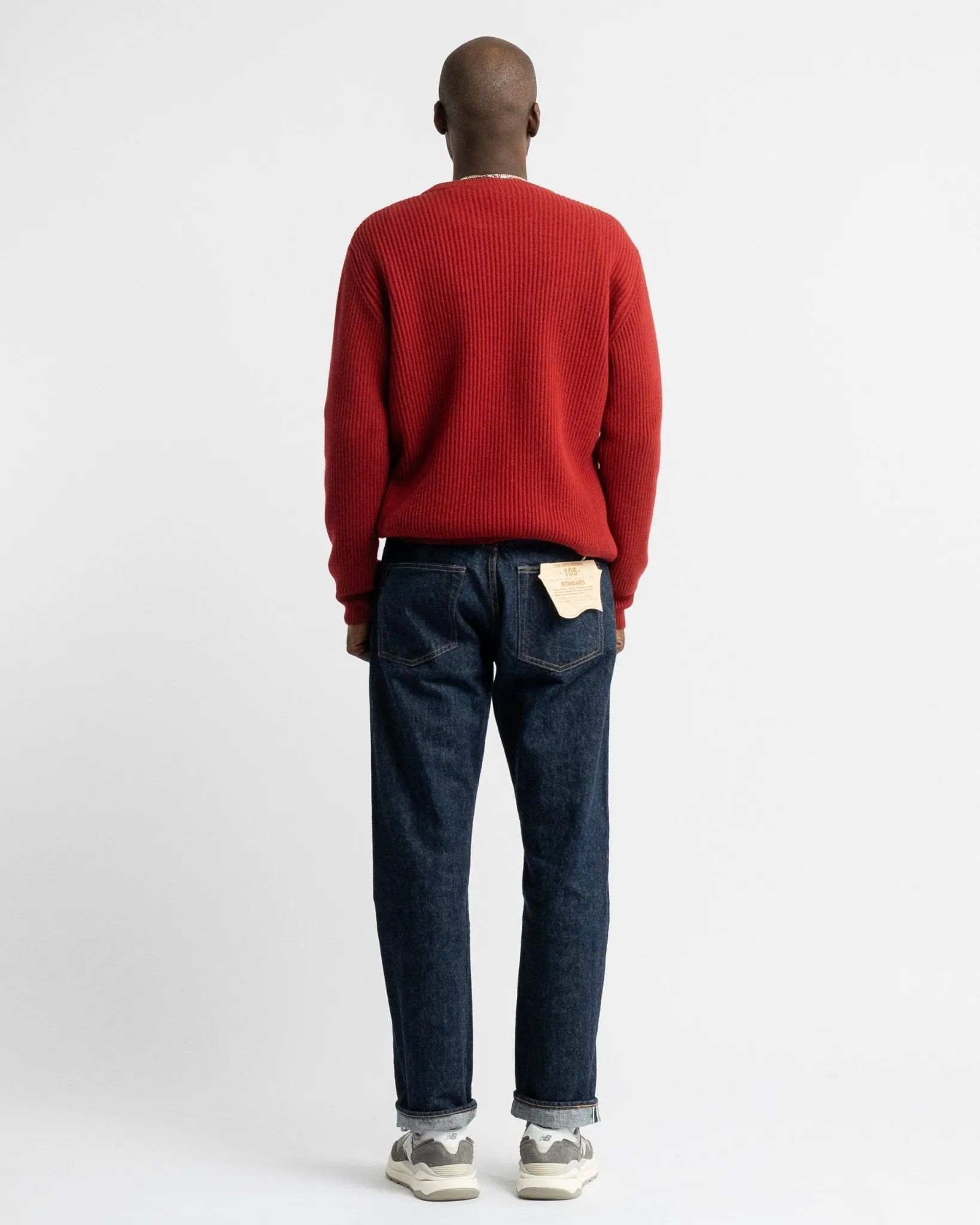 Crewneck Long Sleeve Cashmere Cherry