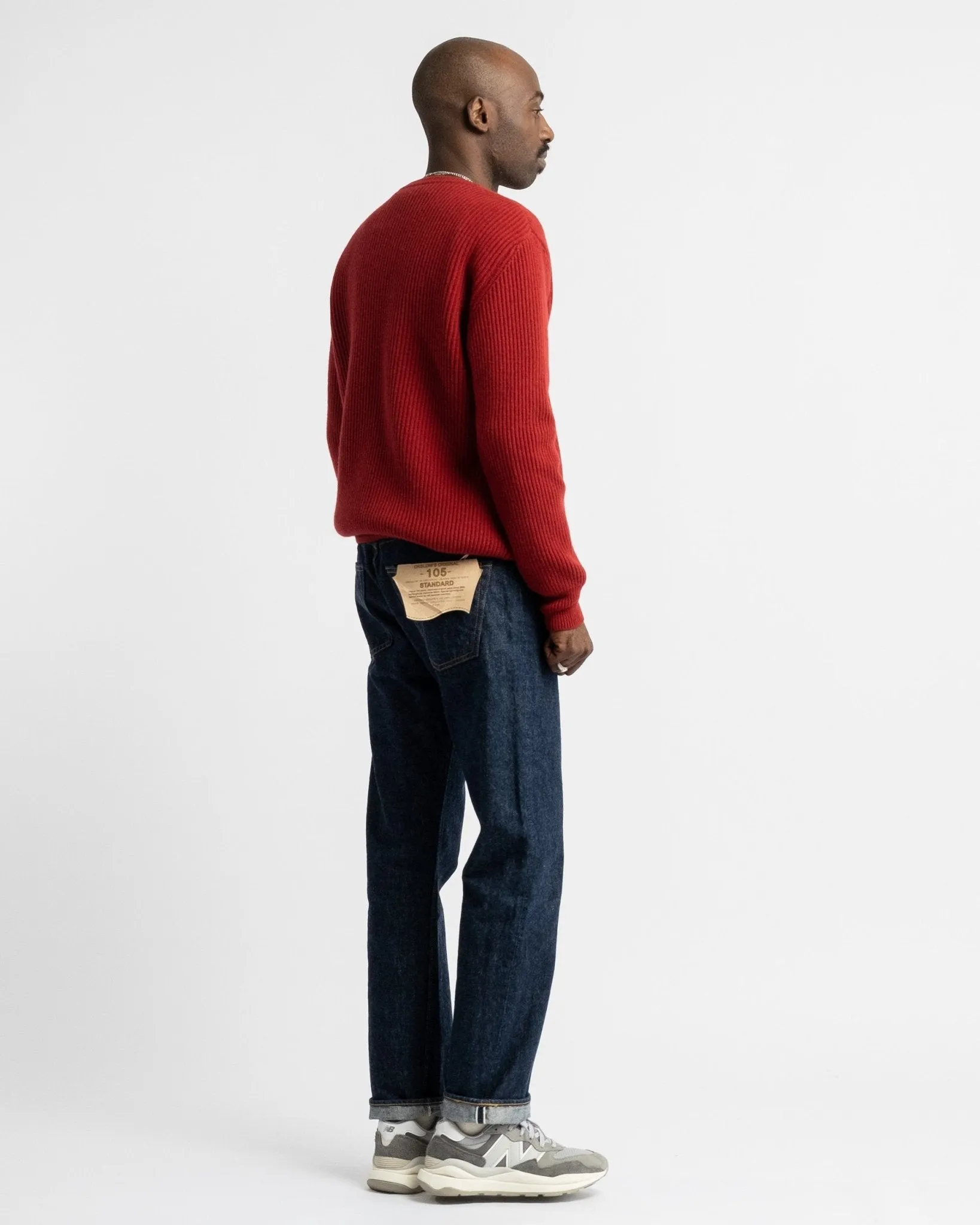 Crewneck Long Sleeve Cashmere Cherry