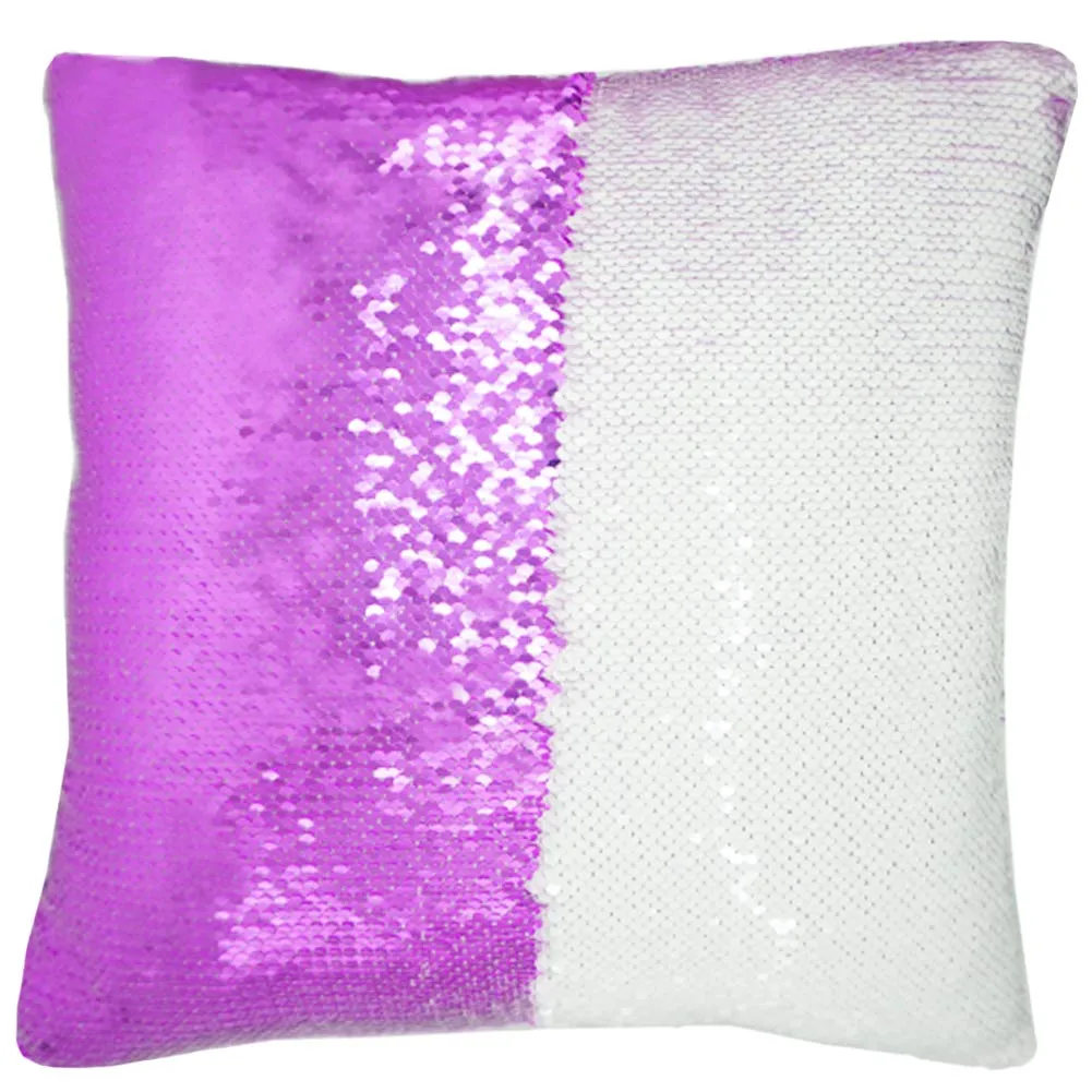 Custom Unicorn Face Flip Sequin Pillow Cover