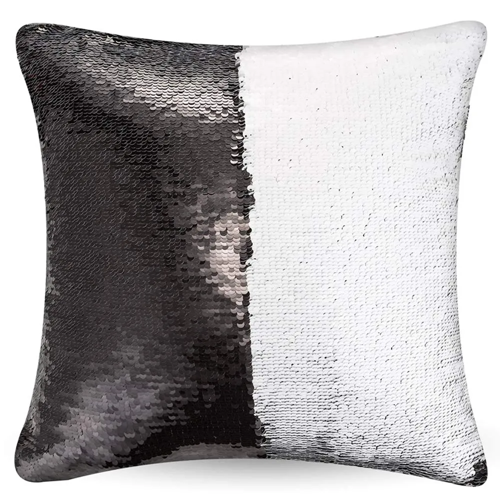 Custom Unicorn Face Flip Sequin Pillow Cover