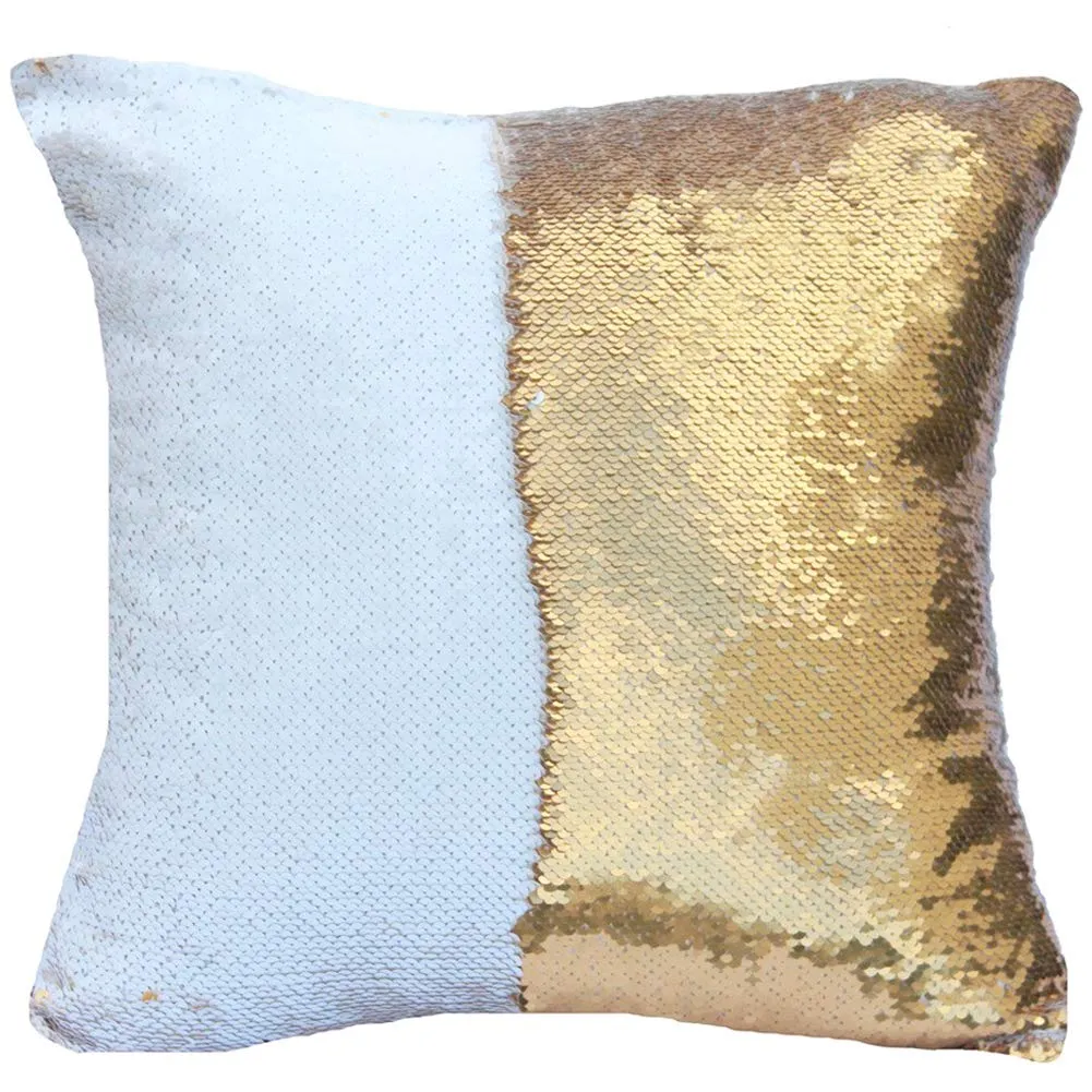 Custom Unicorn Face Flip Sequin Pillow Cover