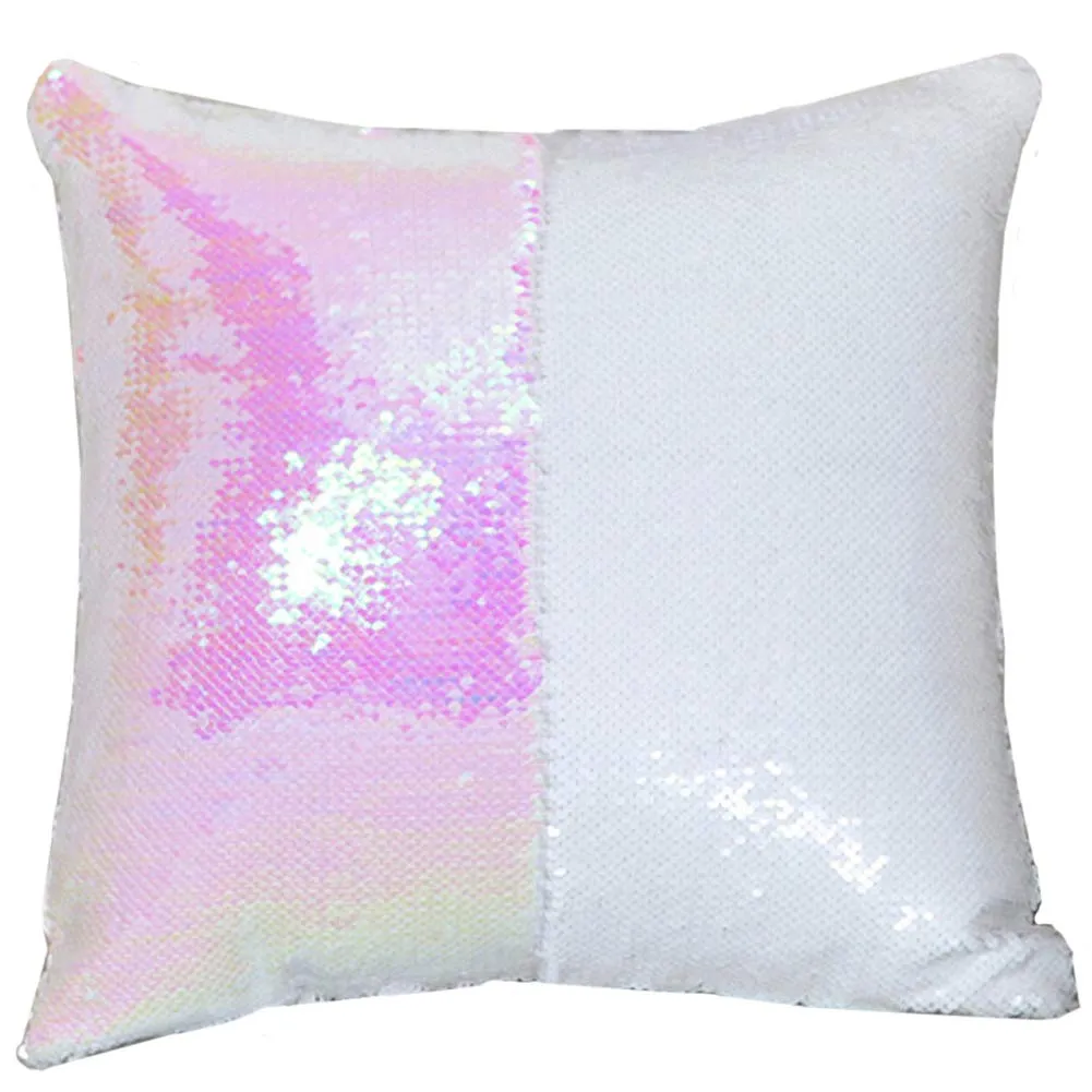 Custom Unicorn Face Flip Sequin Pillow Cover