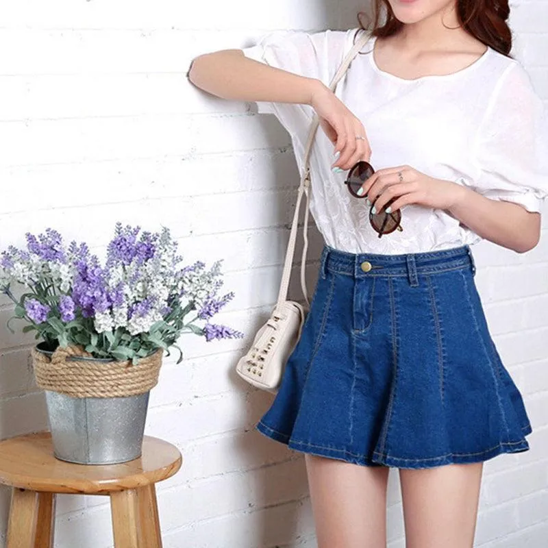 DELIAHA’S DENIM MINI SKIRT