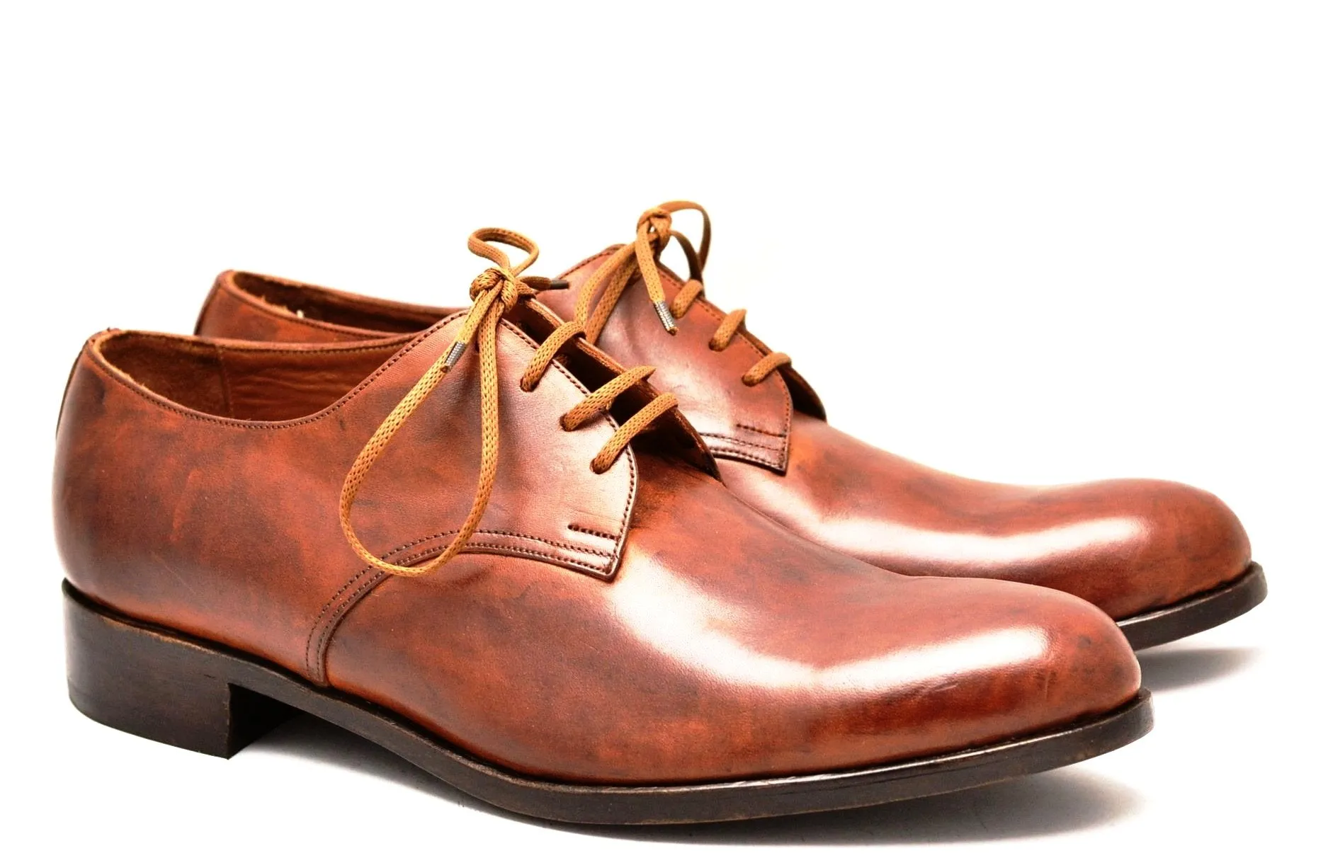 Derby shoe | Antique cognac | Box calf