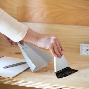 Desk Broom with Dustpan