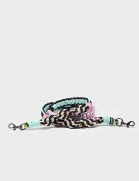 Detachable Shoulder Strap - Mint and Pink Handwoven Paracord