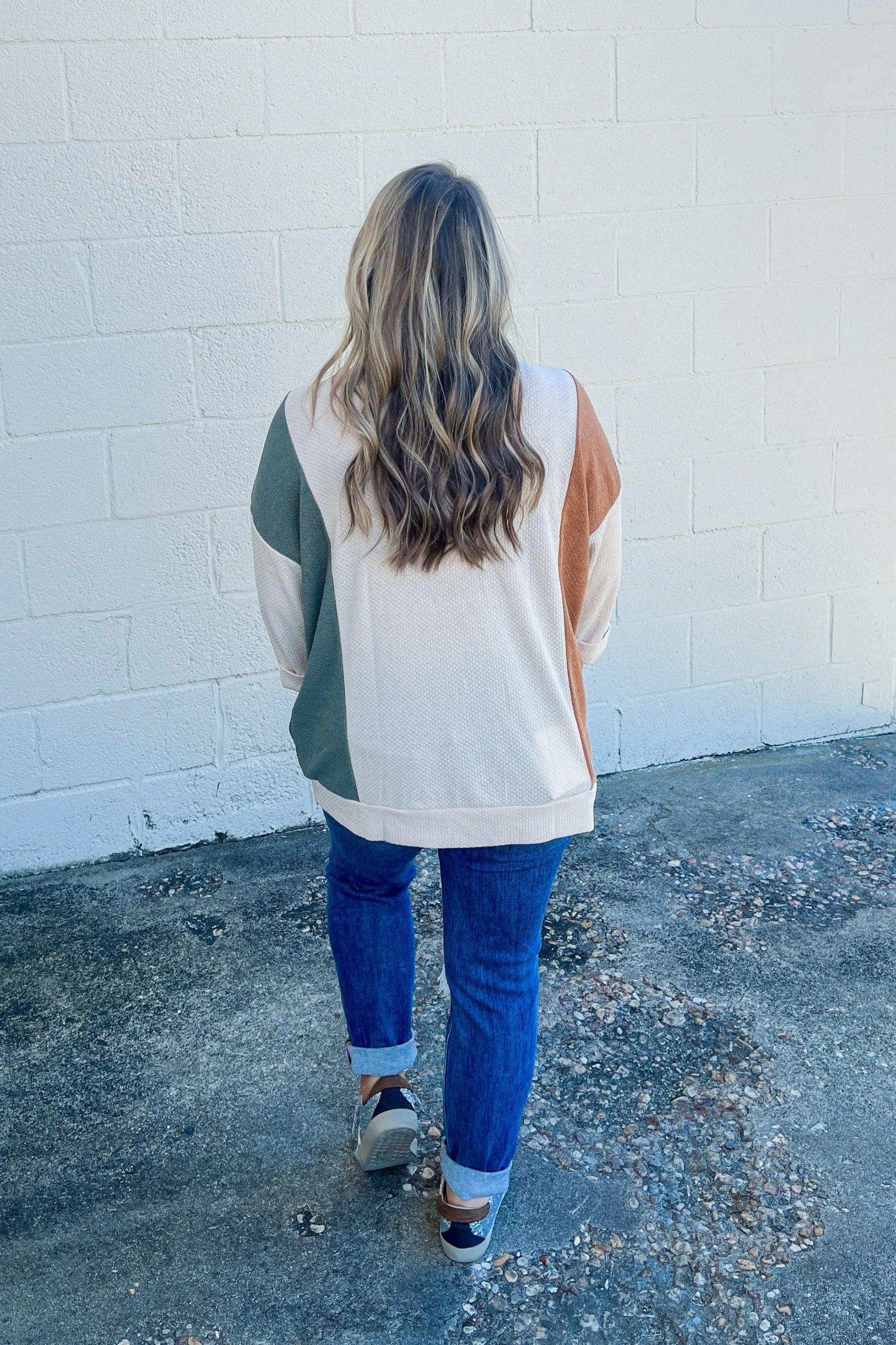 Dream A Little Dream Color Block Top