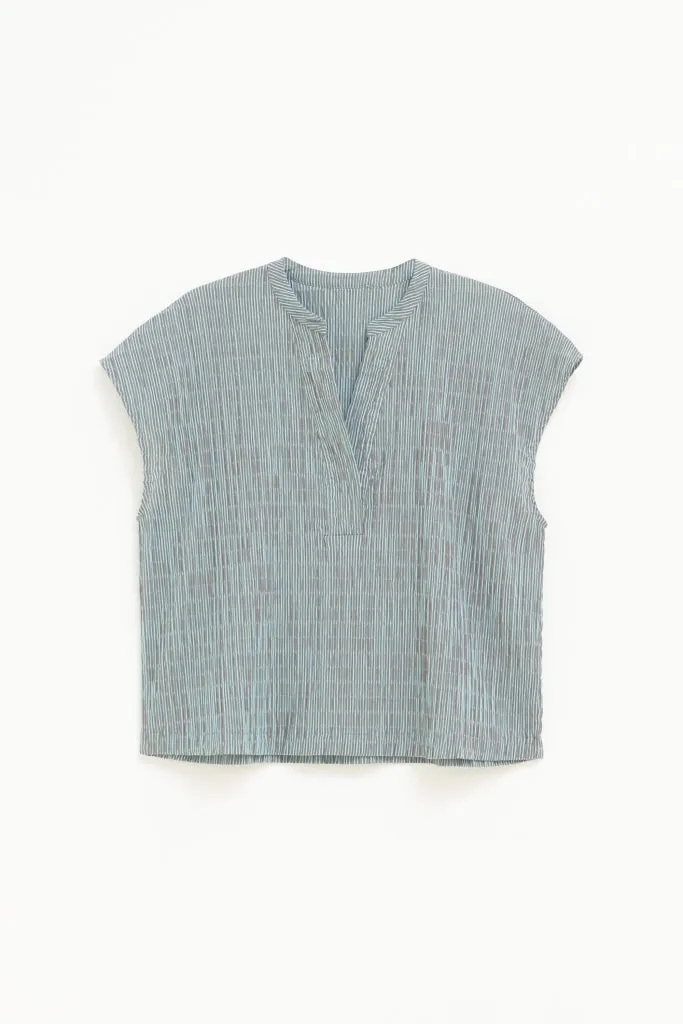 Elk The Label - Bekk Top - Choc Mint Stripe