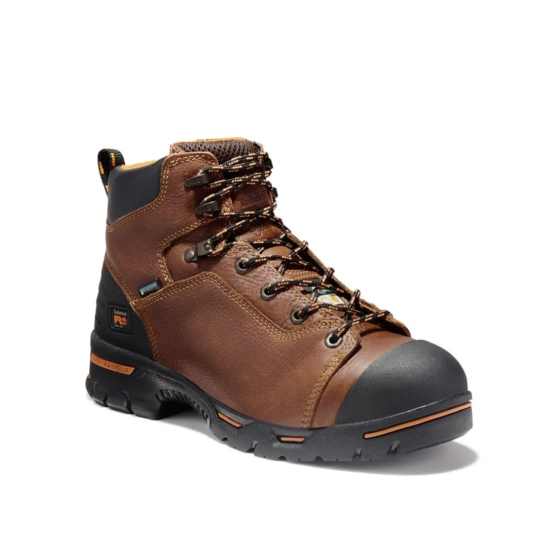 Endurance 6 Inch Steel-Toe Waterproof PR Work Boot Brown