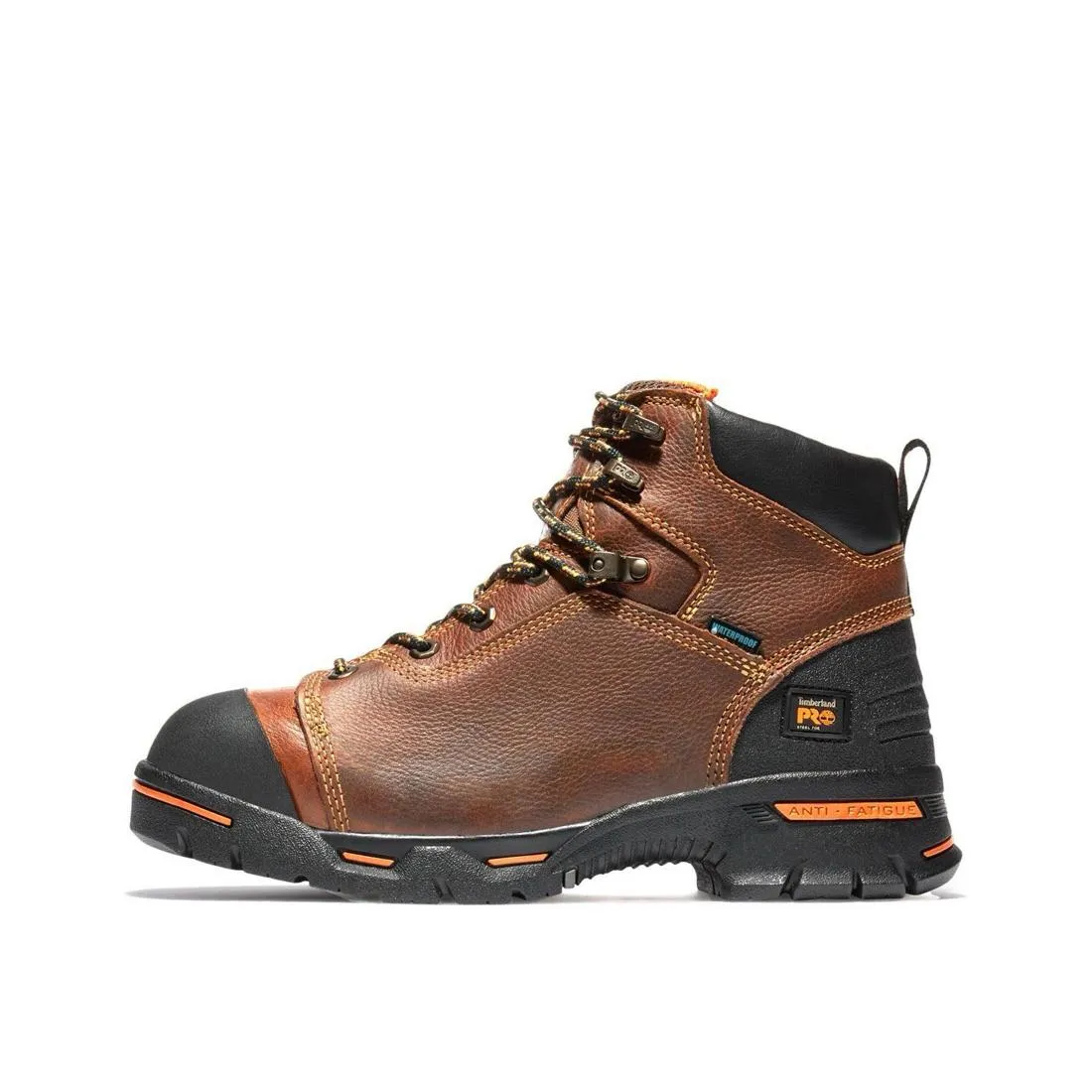 Endurance 6 Inch Steel-Toe Waterproof PR Work Boot Brown