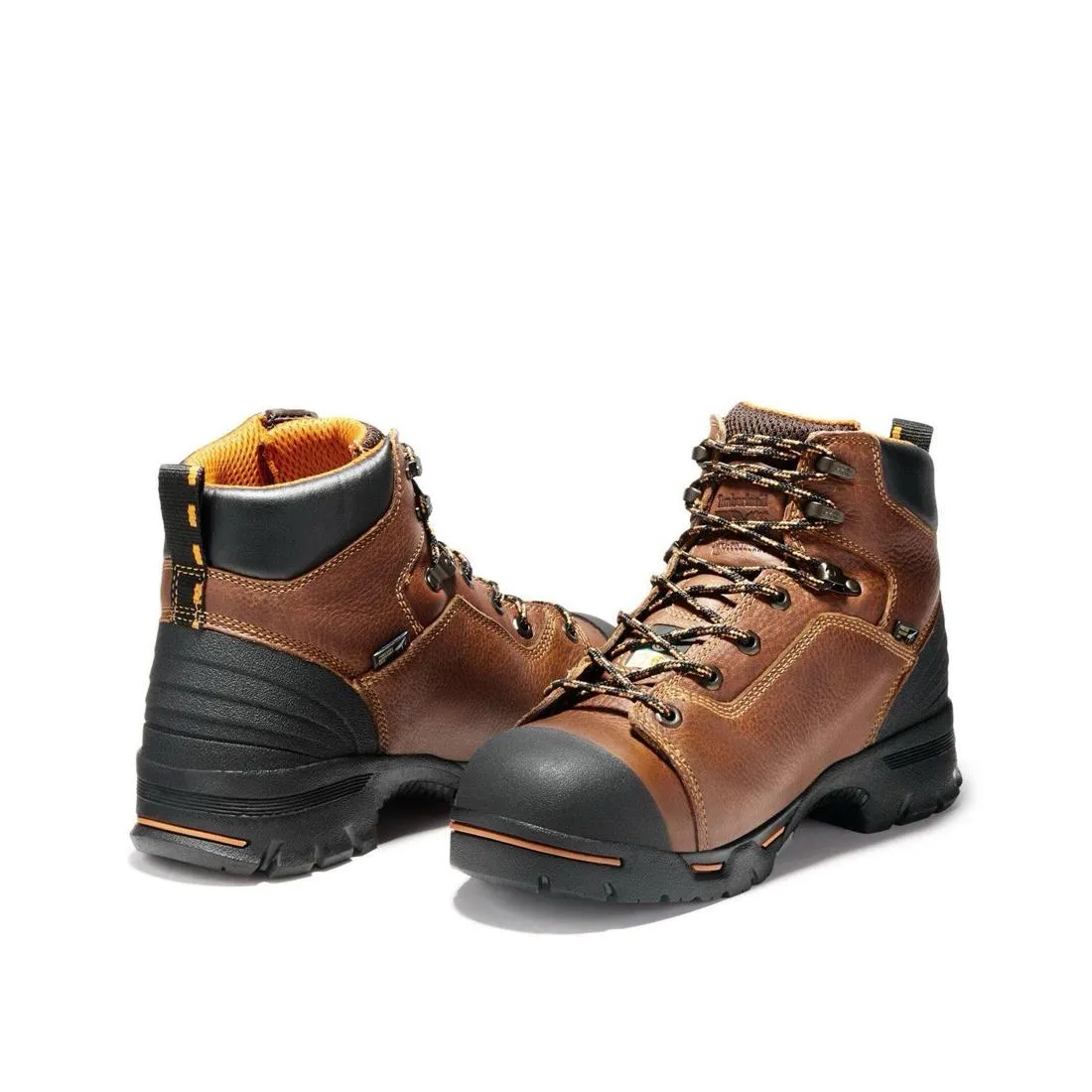 Endurance 6 Inch Steel-Toe Waterproof PR Work Boot Brown