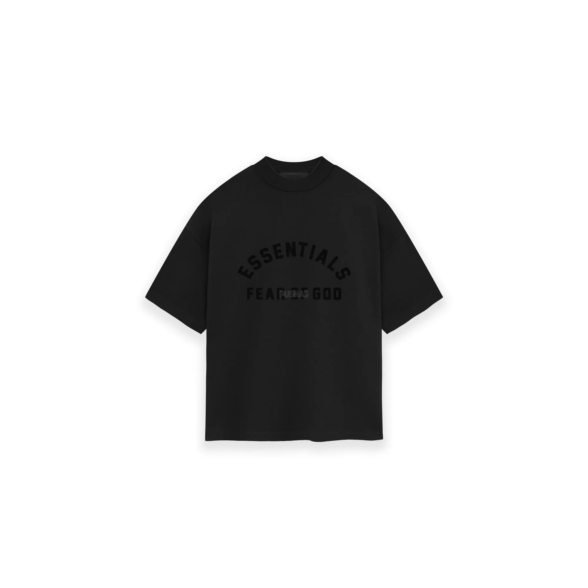 Fear Of God Essentials Heavy Jersey Crewneck T-shirt 'Jet Black' (2024)