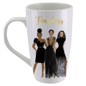 Fearless Latte Mug- African American Expressions -