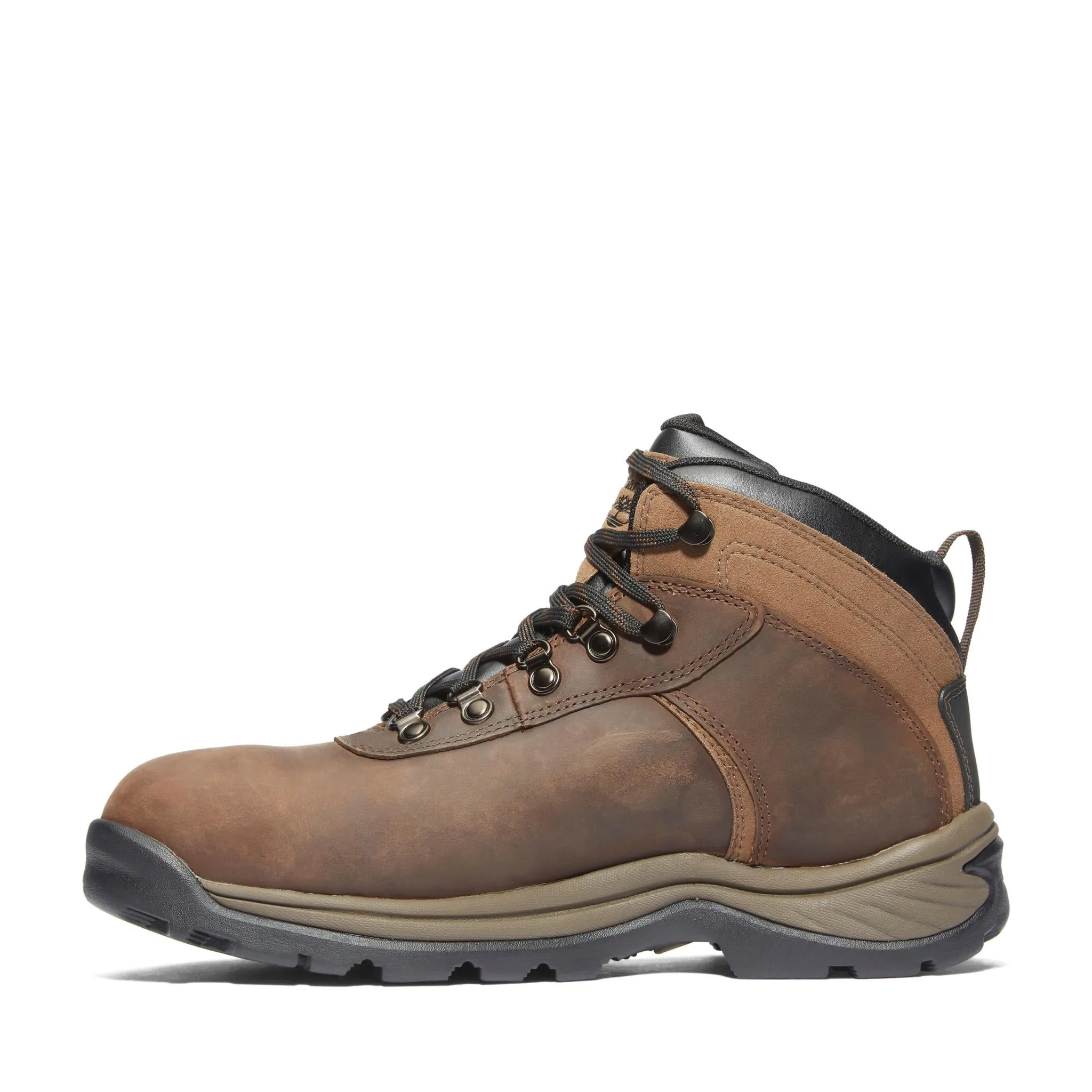 Flume Steel-Toe Waterproof Hiker Work Boot Brown