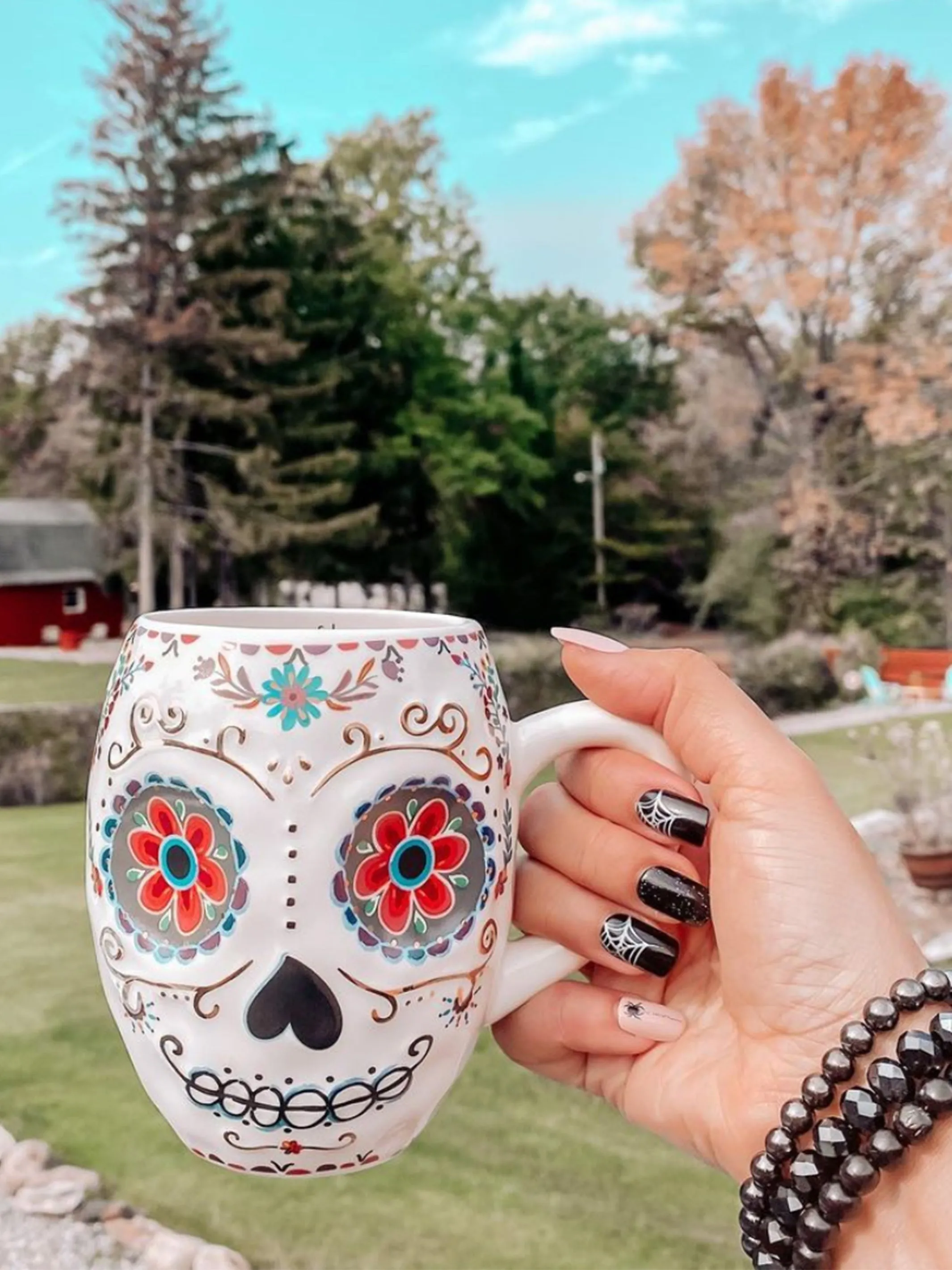 Folk Art Coffee Mug - Coco The Sugar Skull