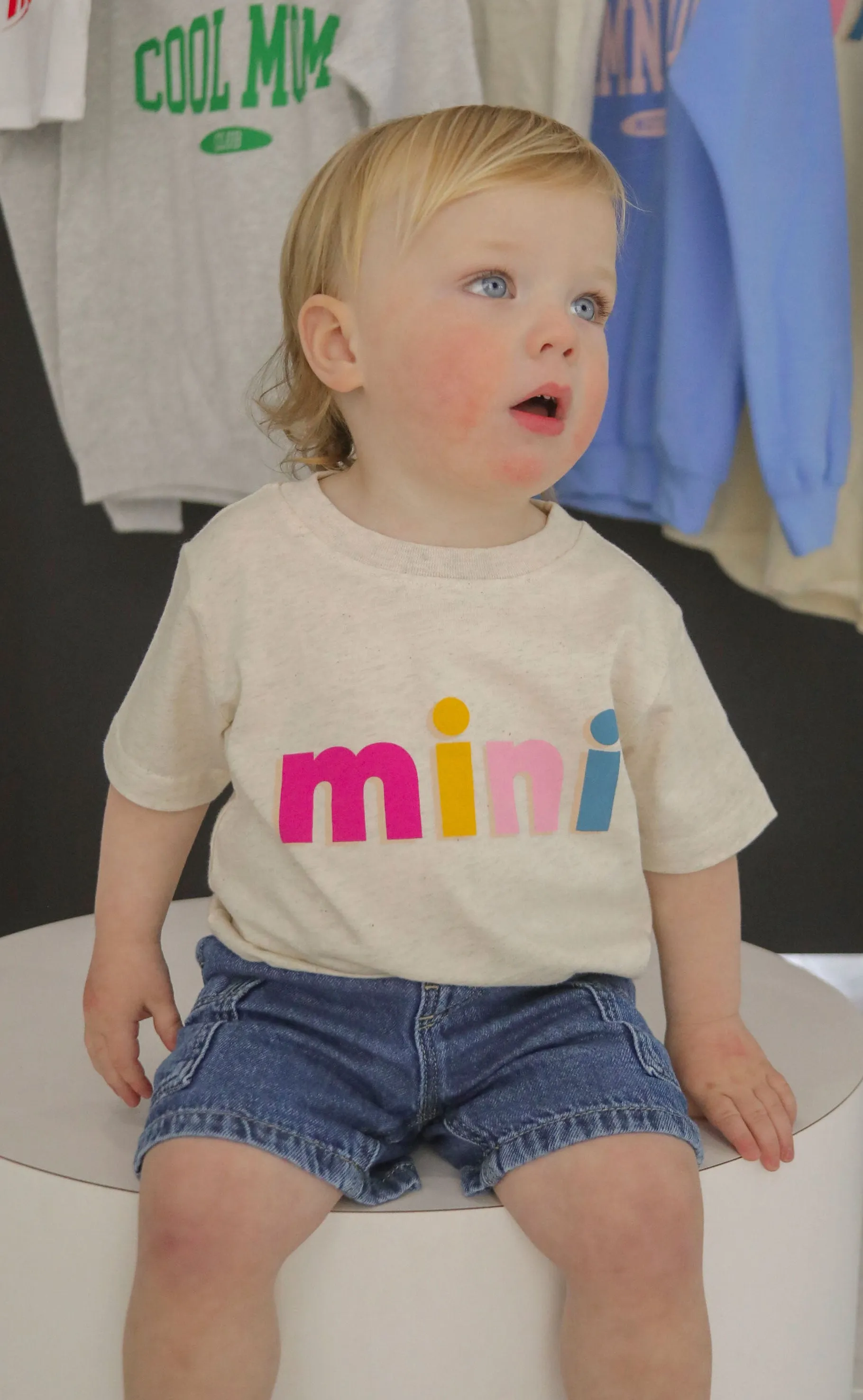 friday   saturday: mini color block toddler tee