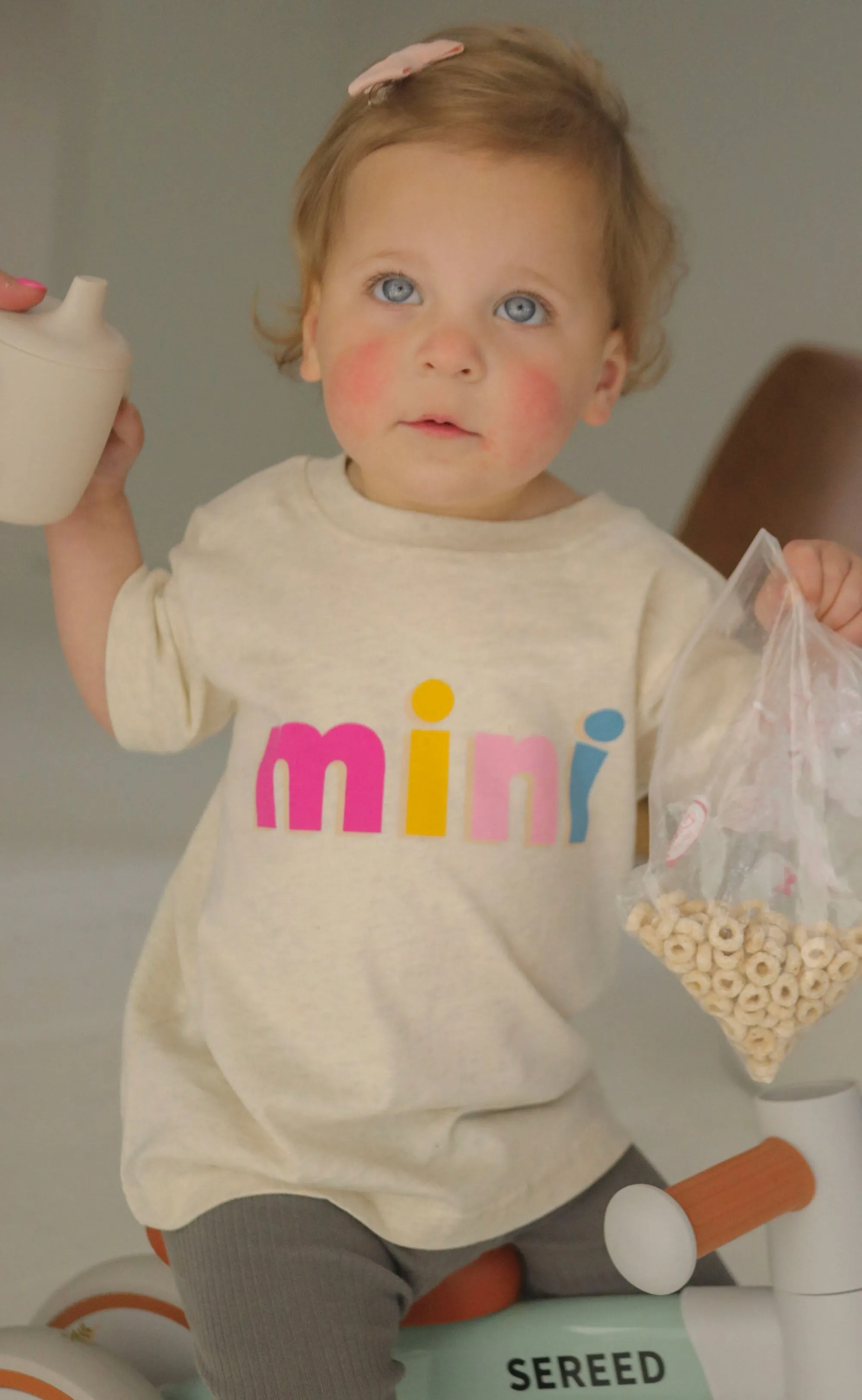 friday   saturday: mini color block toddler tee