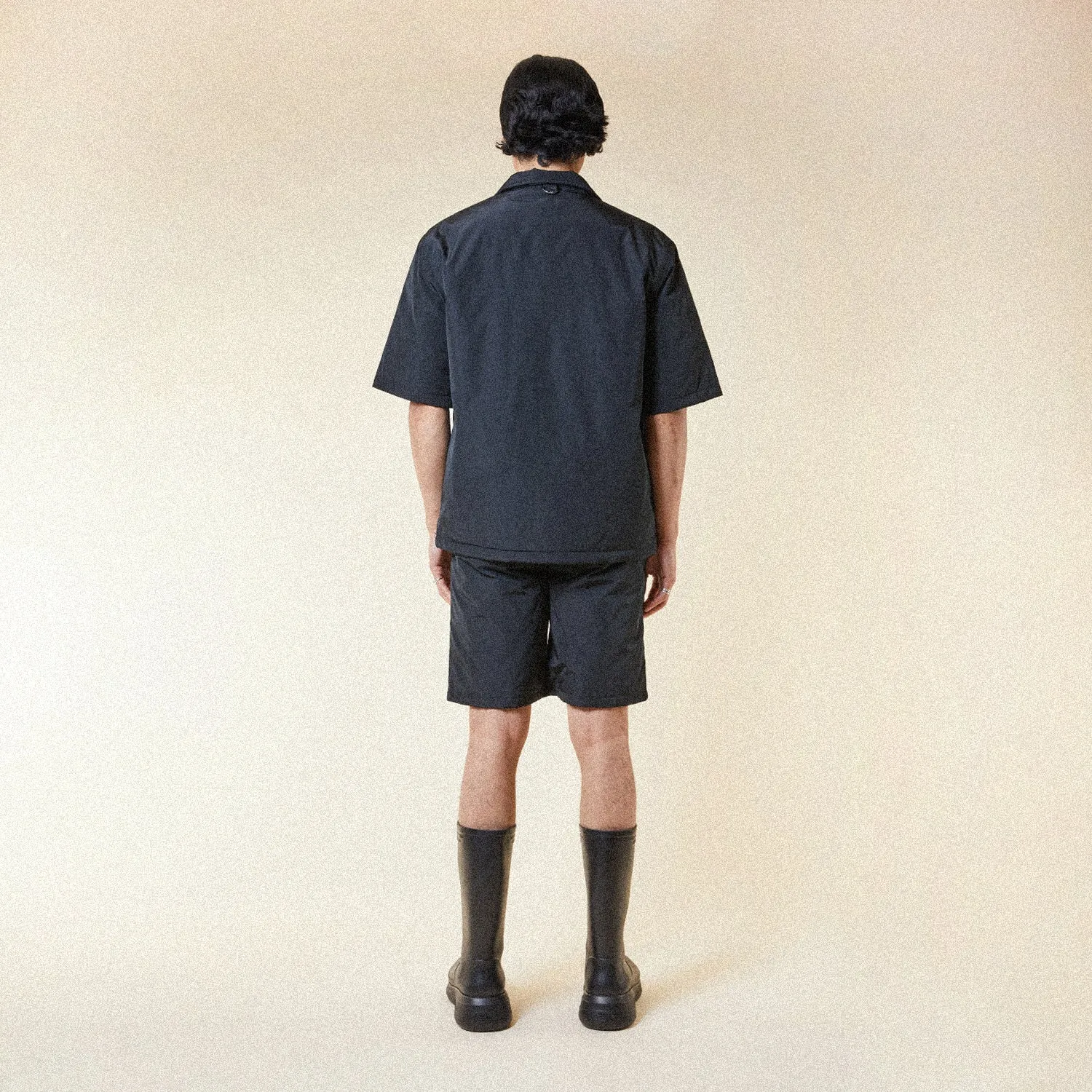 FUTURE BOY WADDED SHIRT - BLACK