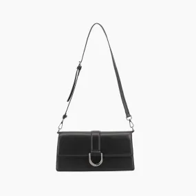 Georgie East West Buckle Shoulder Bag