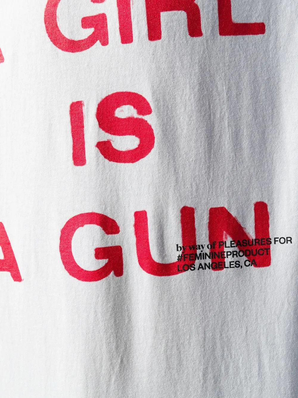 Girl Is A Gun Tee (White)