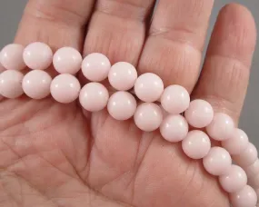 Glow in the Dark Beads Synth. Gemstone Pink 8mm (5031)