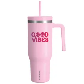 Good Vibes 40oz Voyager Tumbler