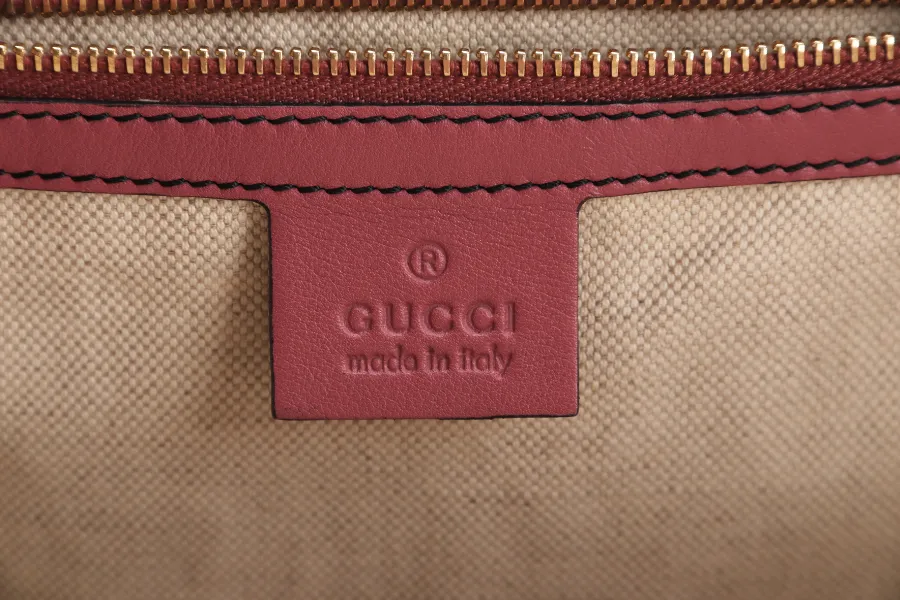 GUCCI EMILY CHAIN SHOULDER BAG (295403 525040 ) LARGE PINK GUCCISSIMA GOLD HARDWARE WITH DUST COVER