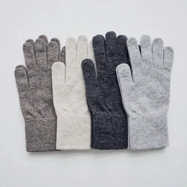 hakne : uruguayan wool gloves - mocha brown