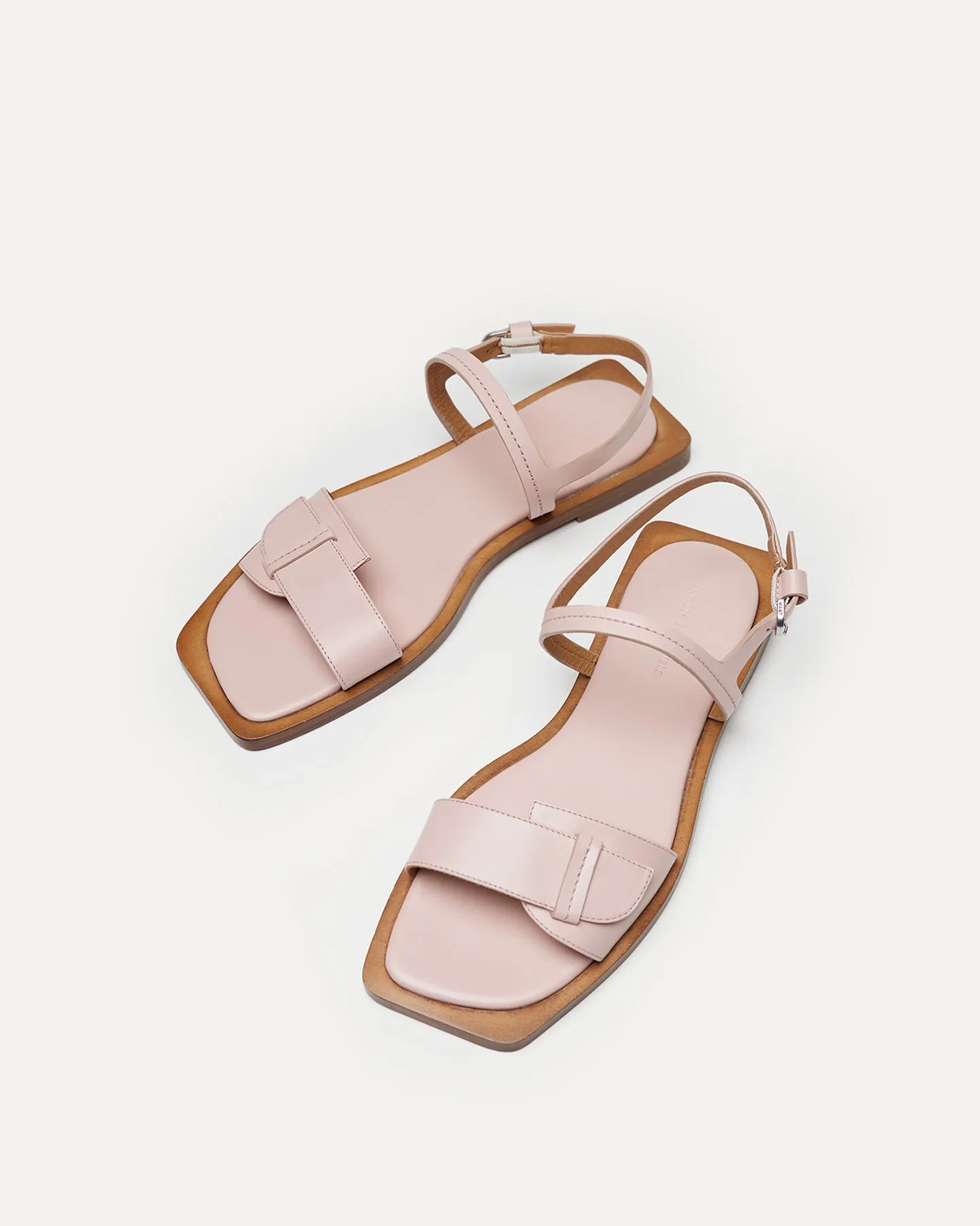 Holton Smooth Leather Flat Sandal