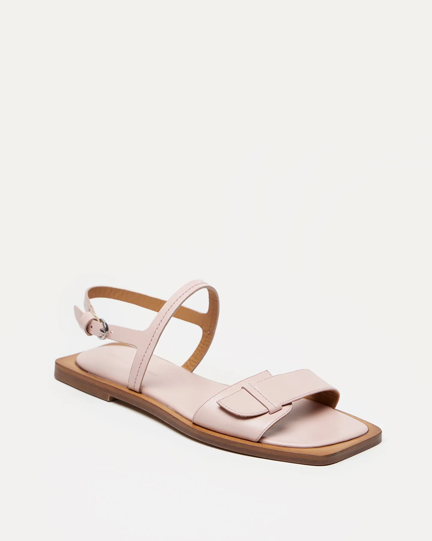 Holton Smooth Leather Flat Sandal