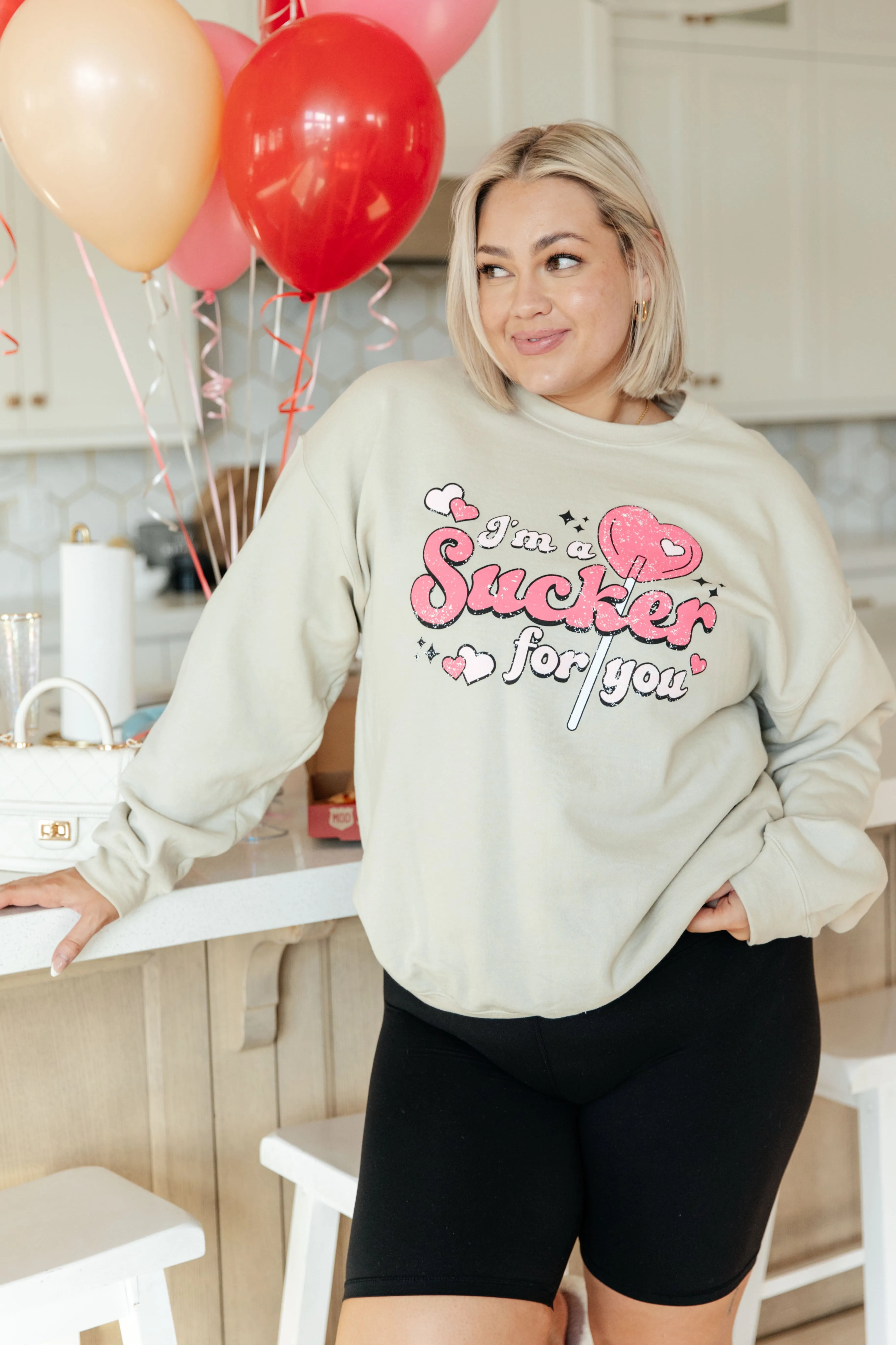 I'm A Sucker For You Valentine Pullover