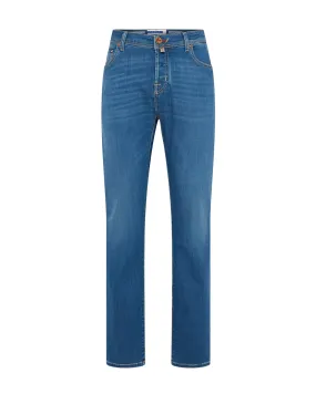 Jacob Cohen Sicily Badge Stretch Denim Jeans Nick Fit Nick Fit (Light Wash)