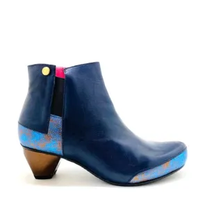 La Rui - Navy/Bronze- Ankle boot