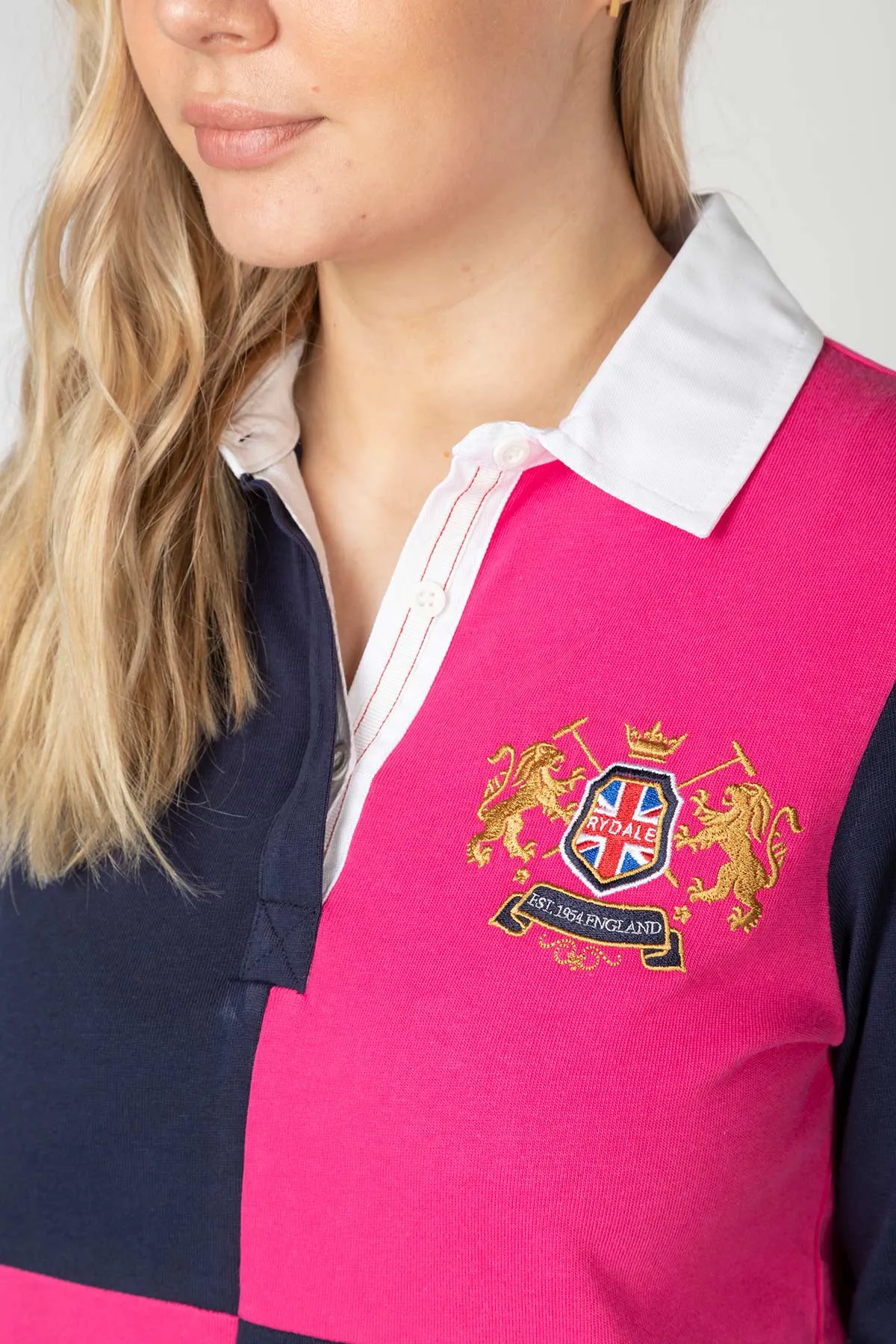 Ladies Cropton Quartered Rugby Shirt