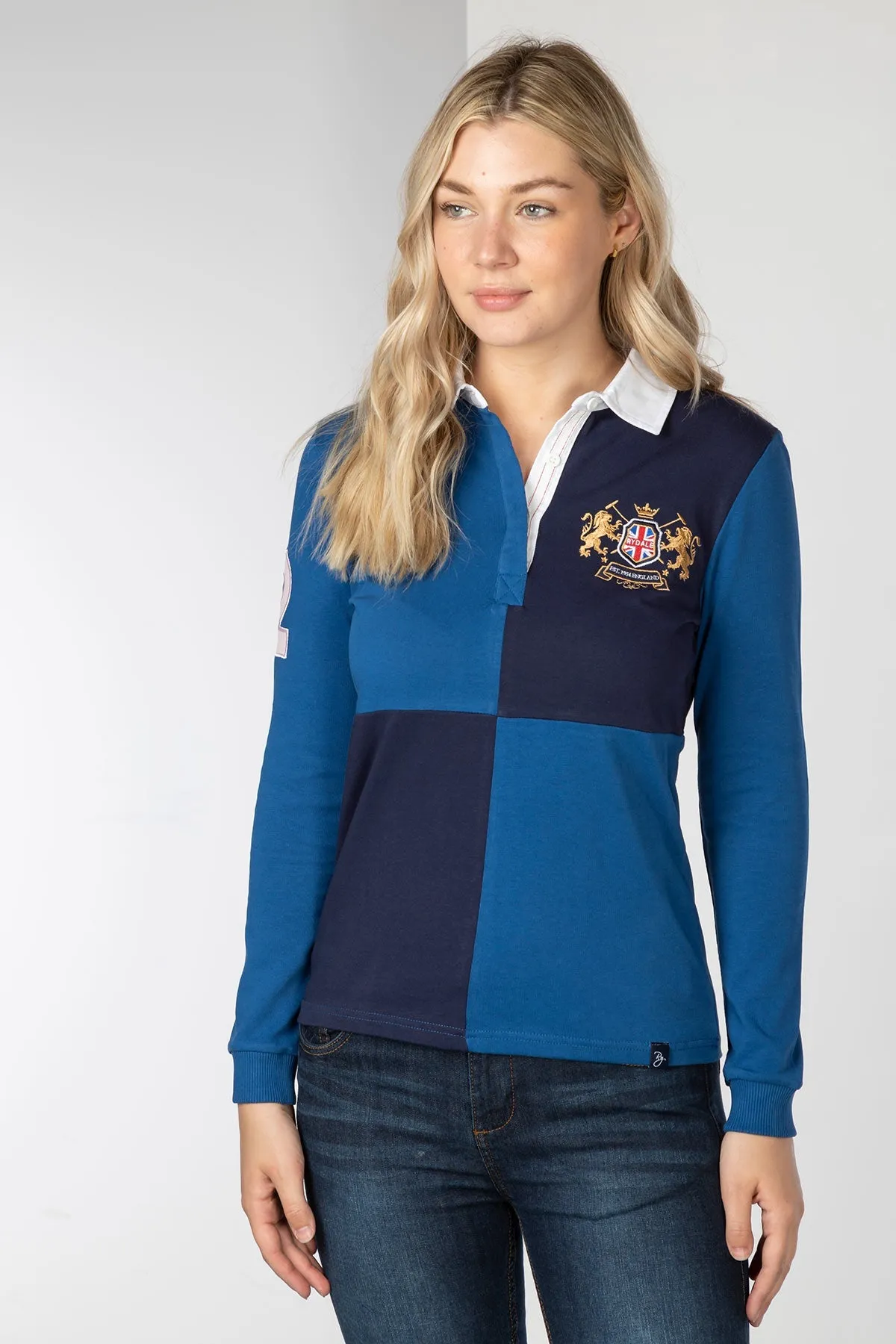 Ladies Cropton Quartered Rugby Shirt