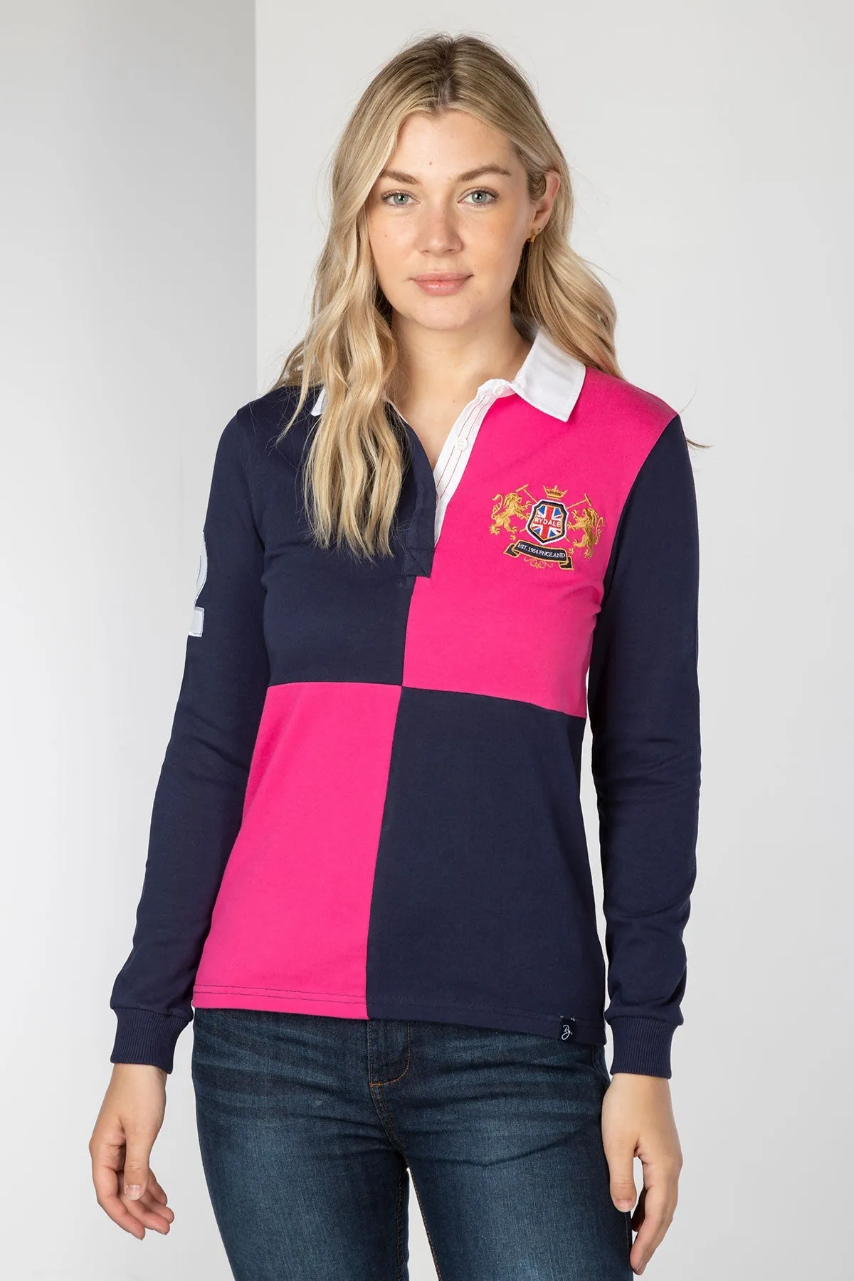 Ladies Cropton Quartered Rugby Shirt