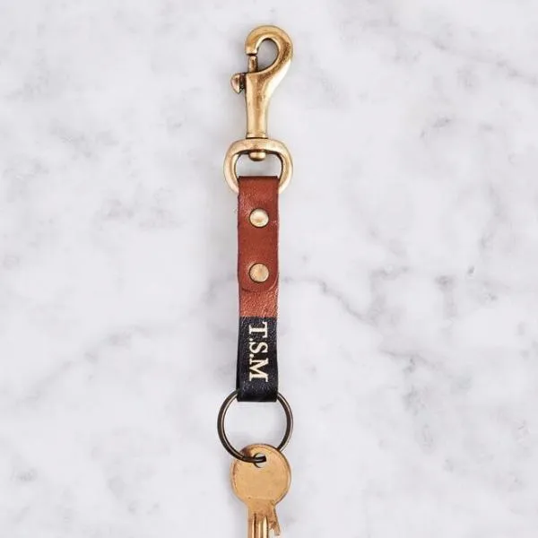 Leather Clip Key Ring