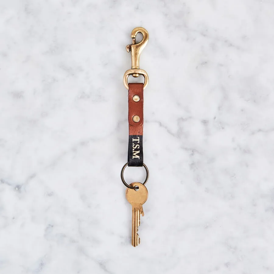 Leather Clip Key Ring