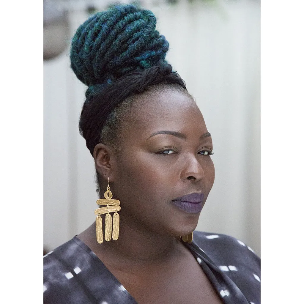 Lingua Nigra Building a Ladder Earrings