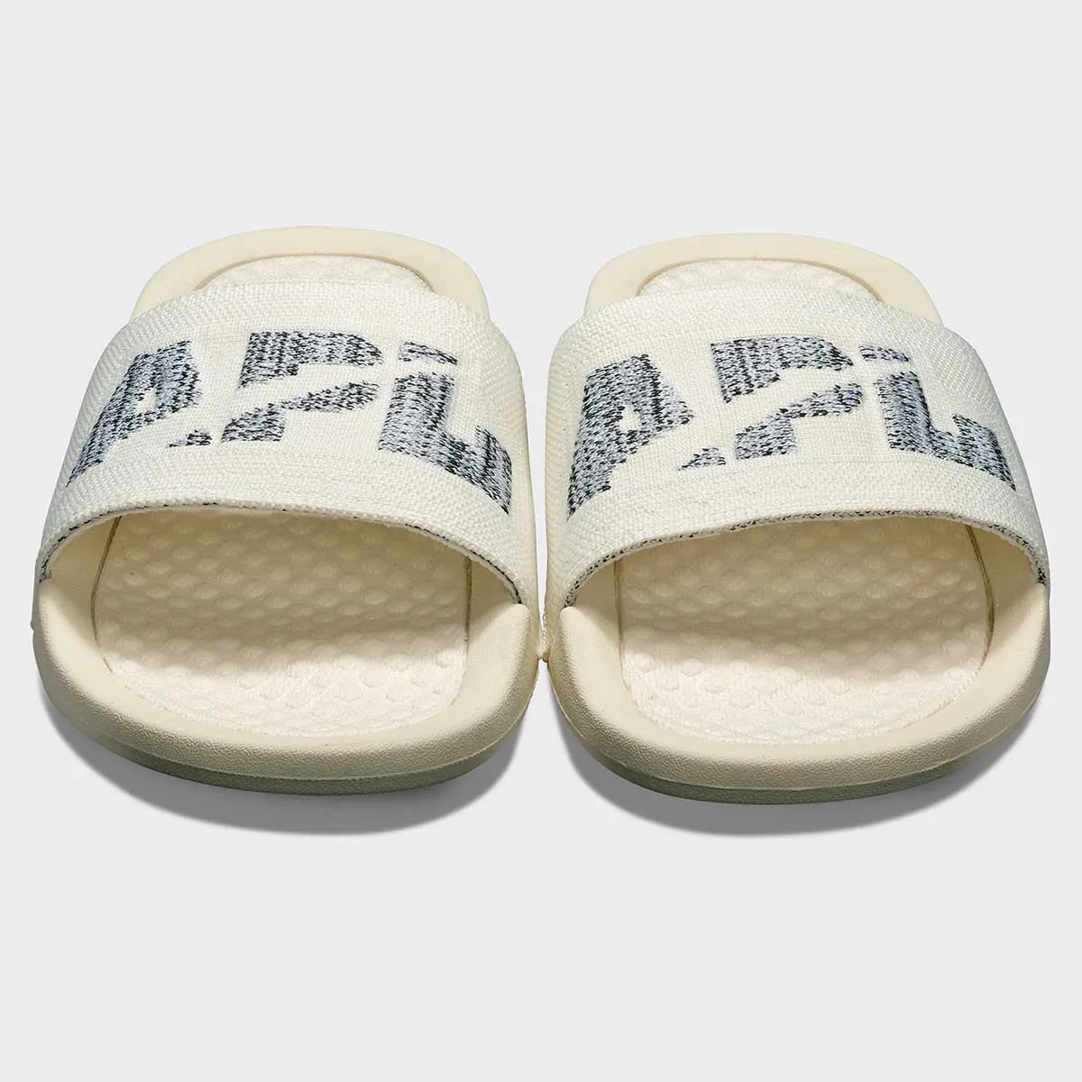 Men's Big Logo TechLoom Slide Pristine / Heather Grey